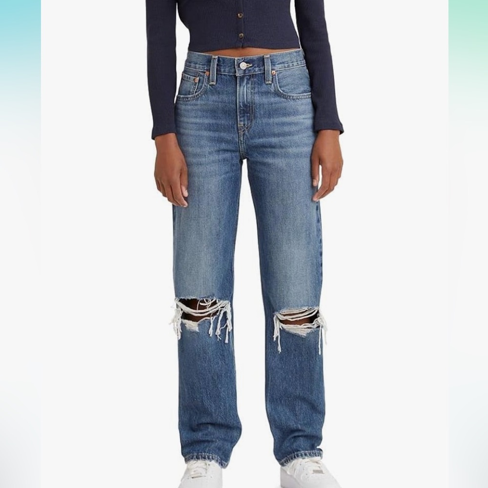 Levi’s Low Pro Jeans - Breathe Out Medium Indigo - Size 26